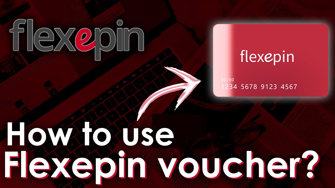 Flexepin account and debit card displayed with smartphone showing balance and transaction features